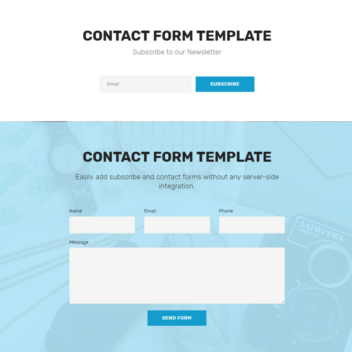 Responsive Navbar Template – Free Download